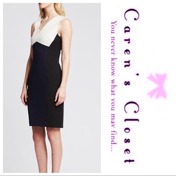 Banana Republic Color Block Sleeveless Dress - Picture 4 of 7